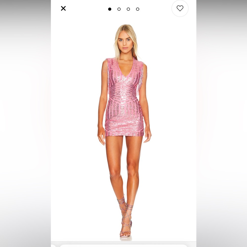 New been worn super down fringe dress